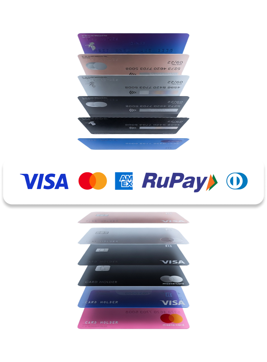 Global card payments,
built for higher success