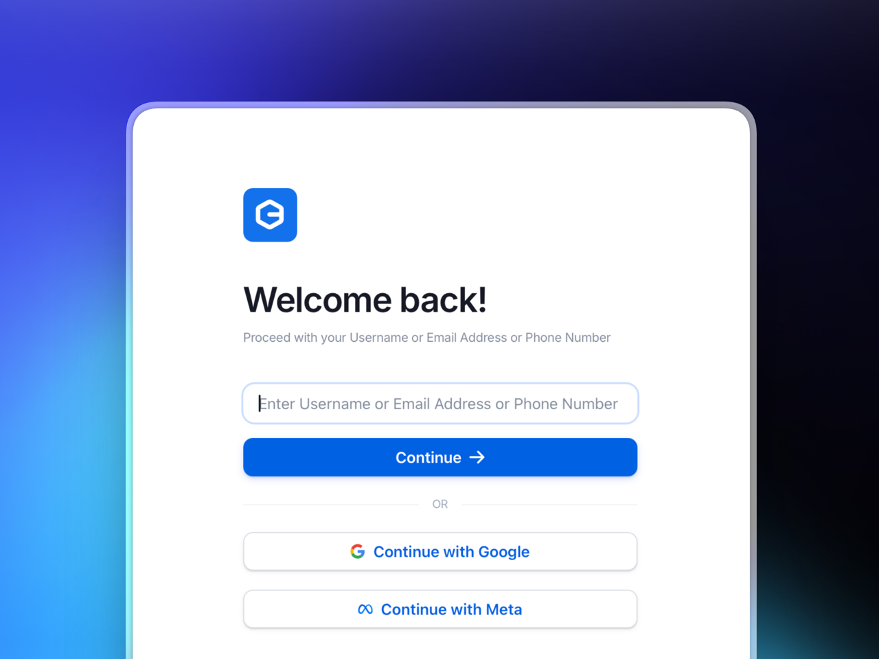 Sign up in 5 minutes